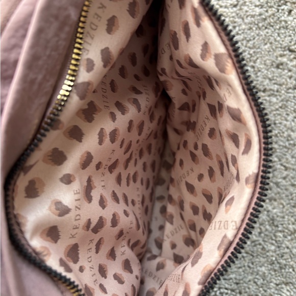 Kedzie Women’s Crossbody Purse Dusty Rose, Mauve with Gold accents - Picture 4 of 13